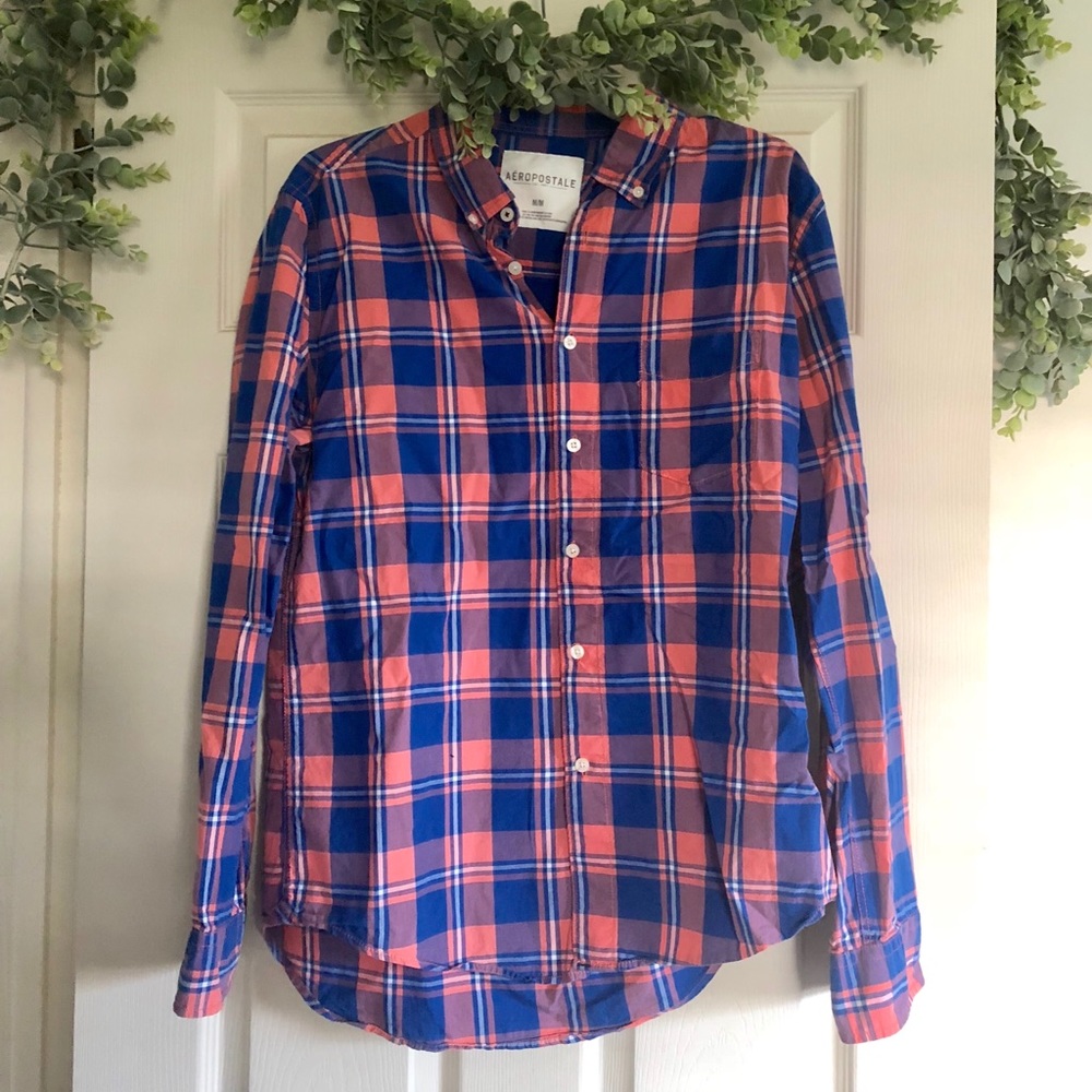 2/$25 Plaid Button-Down Shirt